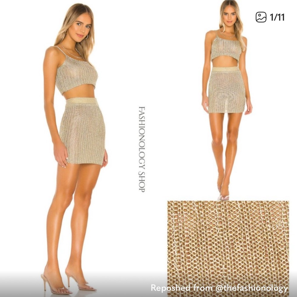 REVOLVE Superdown Mariah Skirt Set Pull-on styling